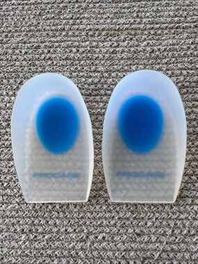 Procare Clear Silicone Gel Heel Cushions w Gel Cushion Support Pad One Size